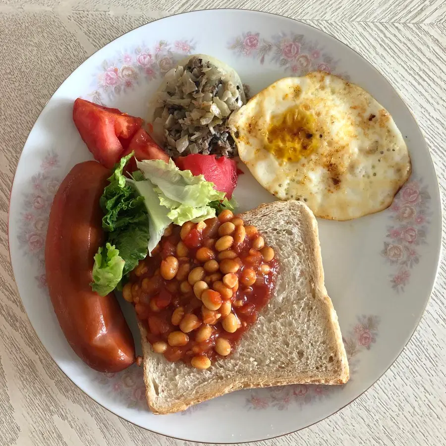 Baked beans with tomato sauce (English breakfast soybeans/kidney beans) step 0