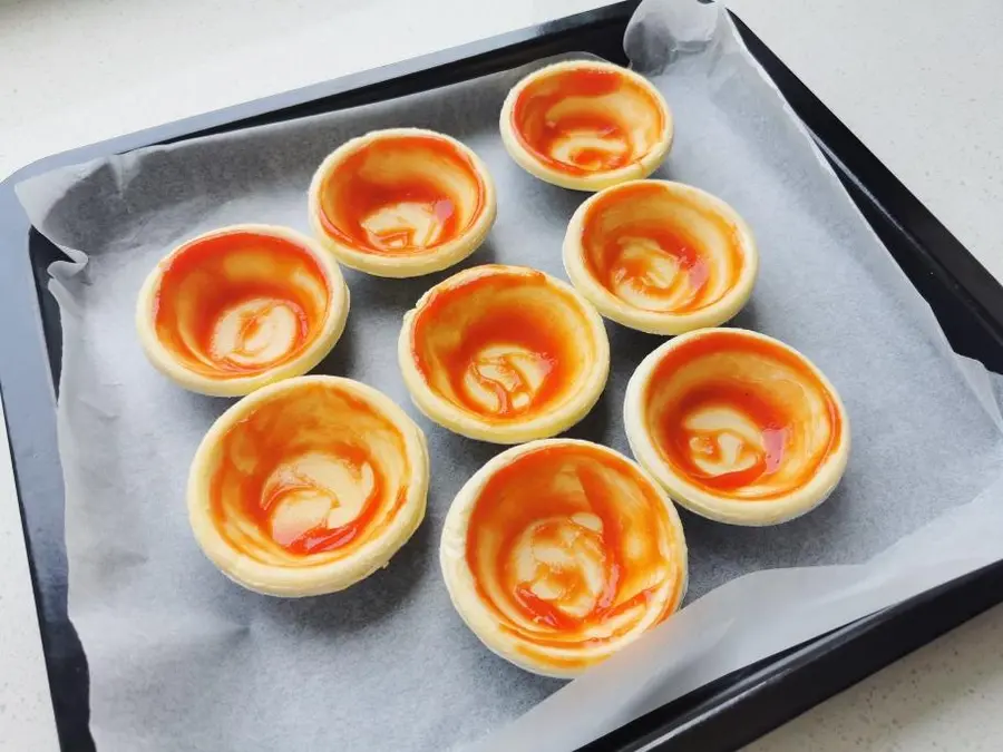 A quail egg pizza tart cup that makes your baby defenseless step 0