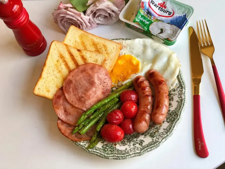 English breakfast platter, brunch|Maxim multi-purpose pot step 0