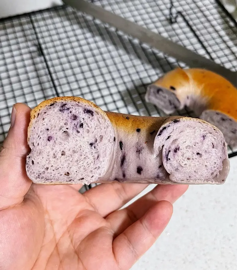 Blueberry Bagels No Sugar and No Oils (Regular & Whole Wheat) step 0