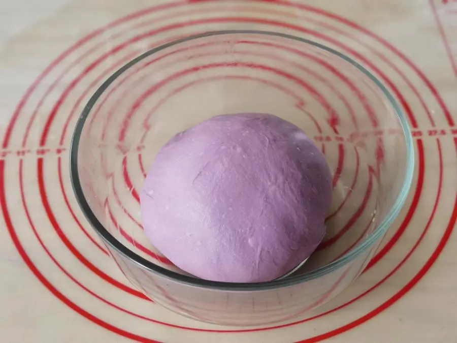 Lilac  purple sweet potato soft bread step 0