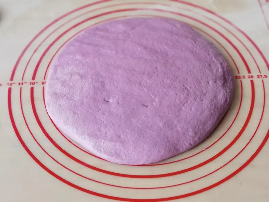 Lilac  purple sweet potato soft bread step 0