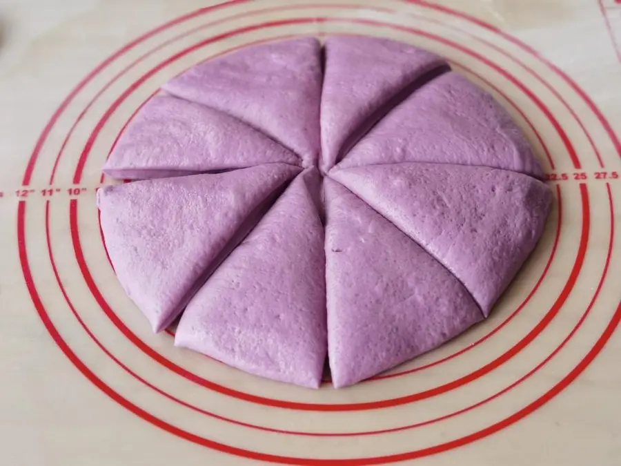 Lilac  purple sweet potato soft bread step 0