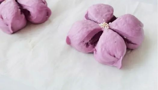 Lilac  purple sweet potato soft bread