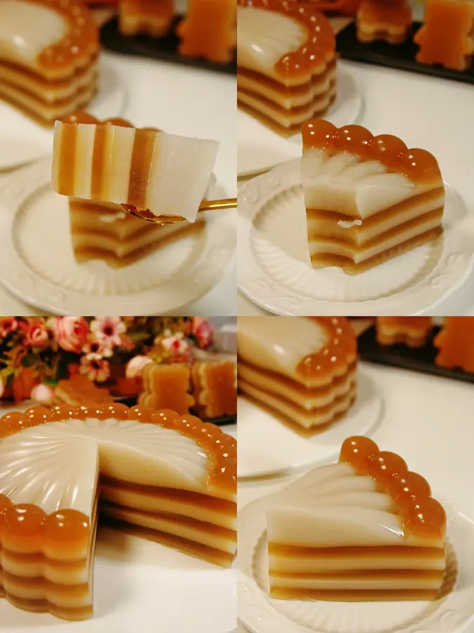 More suitable for the physique of  Guangdong baby cake coconut milk mille-feuille water chestnut cake step 0